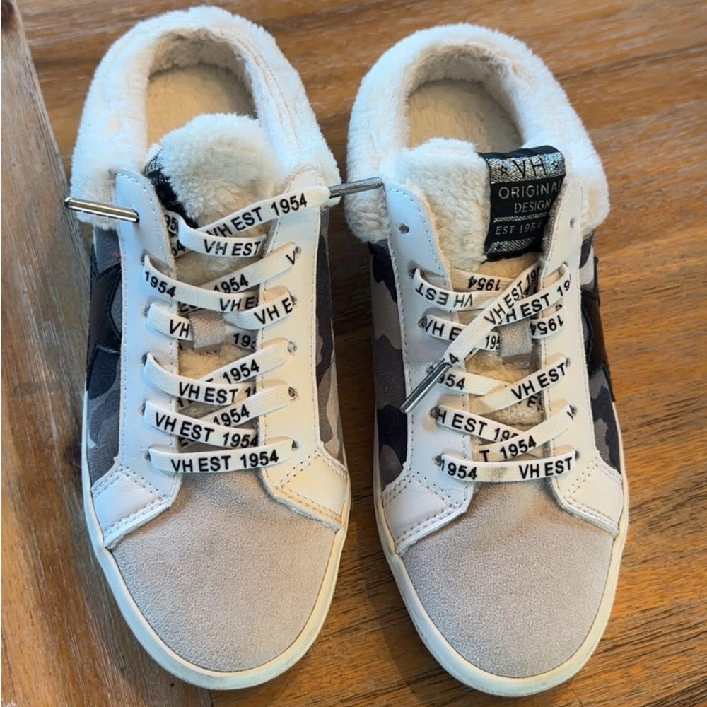 VHNY White and Black Women's Sneakers